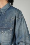 DAIRIKU(ダイリク)Damage Denim Western Over Shirt ダメージデニムウエスタンオーバーシャツ 24SS S-5 -2