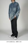 DAIRIKU(ダイリク)Damage Denim Western Over Shirt ダメージデニムウエスタンオーバーシャツ 24SS S-5 -6