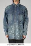 DAIRIKU(ダイリク)Damage Denim Western Over Shirt ダメージデニムウエスタンオーバーシャツ 24SS S-5 -8