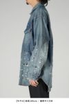 DAIRIKU(ダイリク)Damage Denim Western Over Shirt ダメージデニムウエスタンオーバーシャツ 24SS S-5 -9