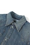 DAIRIKU(ダイリク)Damage Denim Western Over Shirt ダメージデニムウエスタンオーバーシャツ 24SS S-5 -13