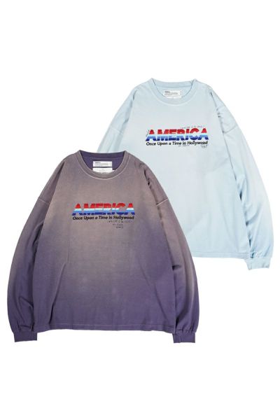 DAIRIKU(ダイリク)EX AMERICA Vintage Sunburn Tee 別注アメリカヴィンテージサンバーン長袖Tシャツ 24SS C-4 EX