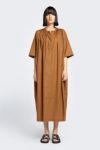 KLOKE(クローク)Eos Gathered Neck Dress Tan イオスギャザーネックドレス KL24SS026