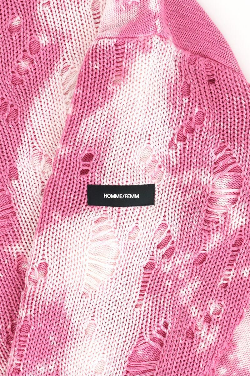 SYU.HOMME FEMM(シュウ オム フェム)FIRE WORKS PULLOVER SWEATER H20SS-19 -4