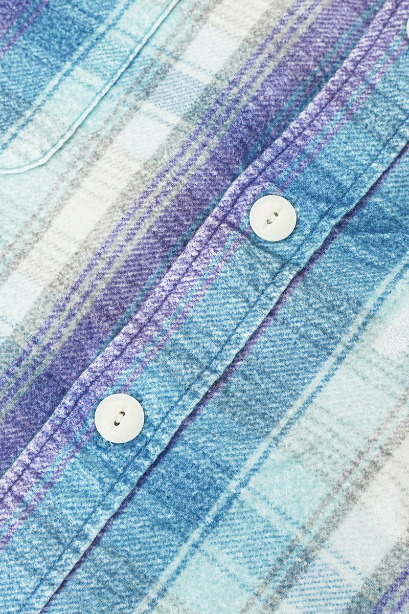 JieDa(ジエダ)FLANNEL DAMAGE SHIRT フランネルダメージシャツ Jie-23W-SH07-A -3