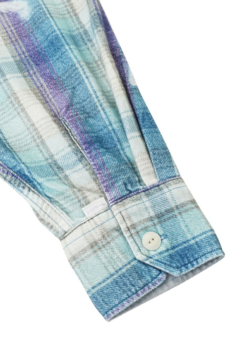 JieDa(ジエダ)FLANNEL DAMAGE SHIRT フランネルダメージシャツ Jie-23W-SH07-A -8