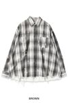 JieDa(ジエダ)FLANNEL DAMAGE SHIRT フランネルダメージシャツ Jie-23W-SH07-A -12