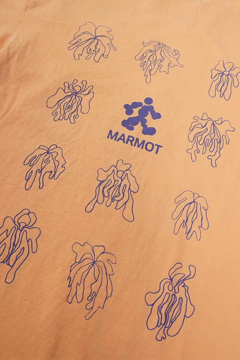MARMOT(マーモット キャピタル)FLOWER SS フラワープリント半袖Tシャツ 24SS-L1-01 -5