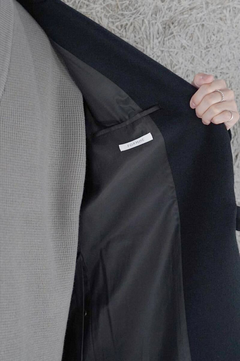 FORMME(フォーム) ウールタイロッケンコート PU20AWCT201 -5