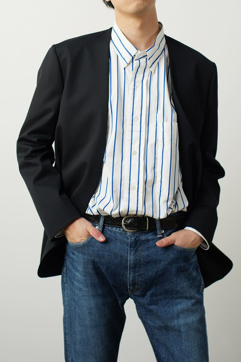 FORMME(フォーム) ノーカラージャケット(ウールギャバ) PM20AWJK102 -6