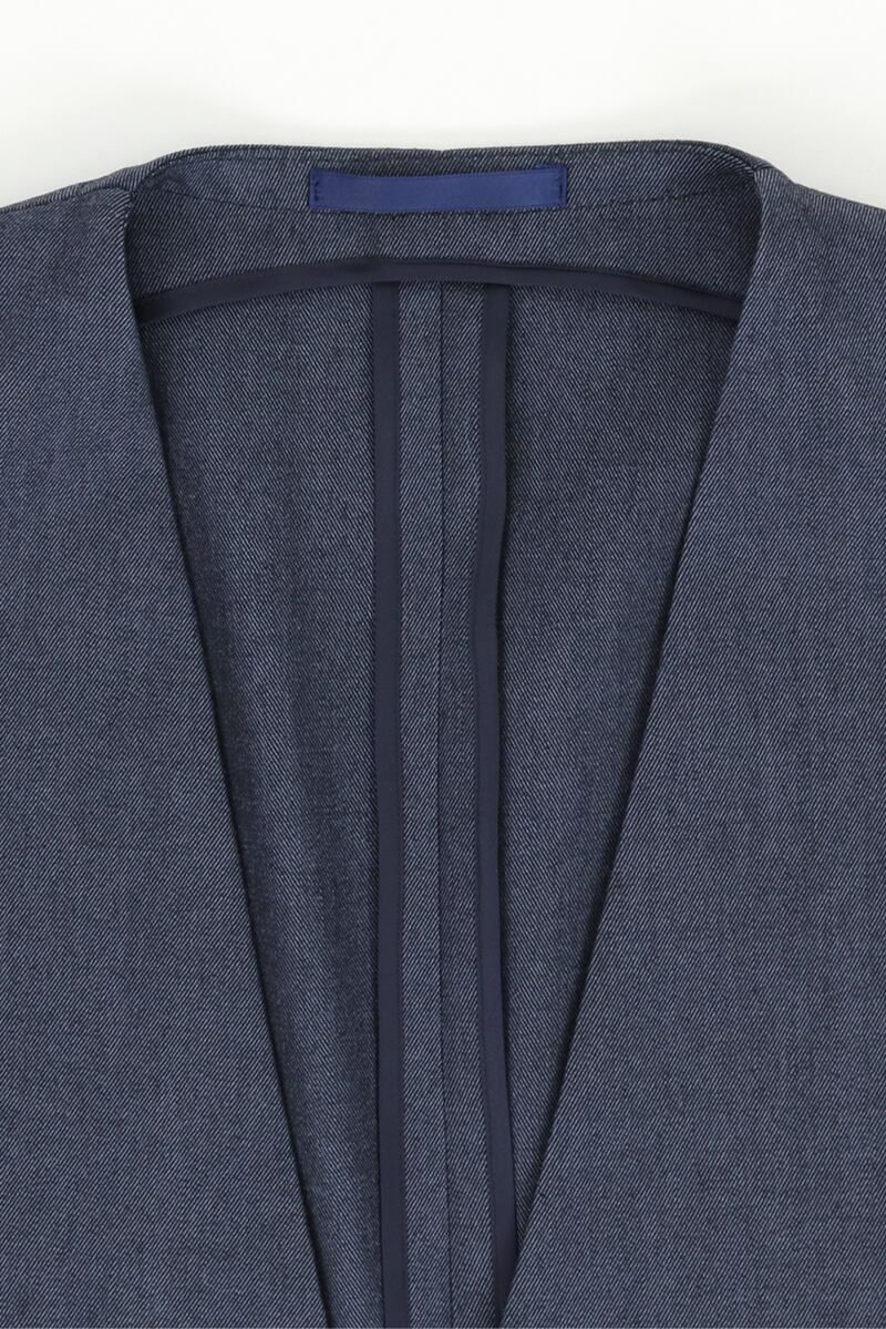 FORMME(フォーム) ノーカラージャケット(ウールギャバ) PM20AWJK102 -10