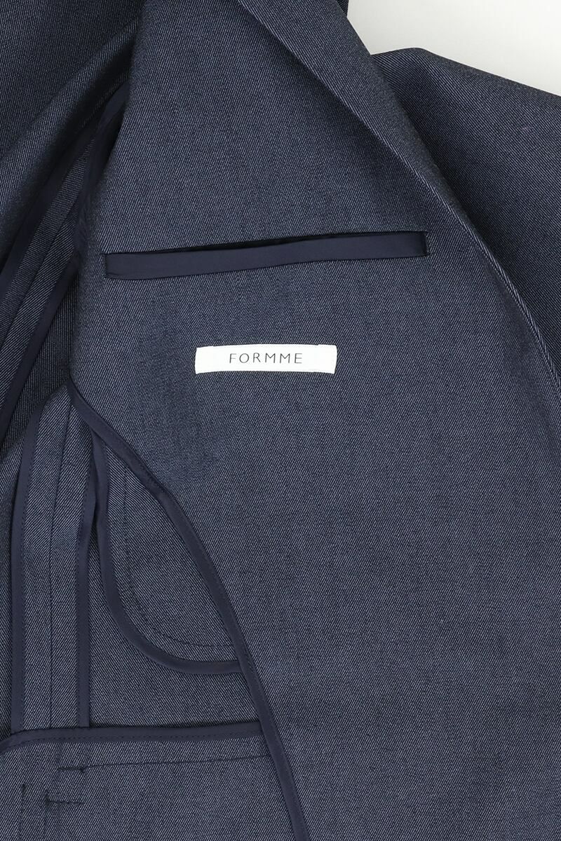 FORMME(フォーム) ノーカラージャケット(ウールギャバ) PM20AWJK102 -13