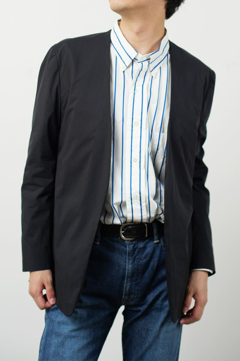 FORMME(フォーム) ノーカラージャケット(コットンポリ) PM20AWJK101 -2