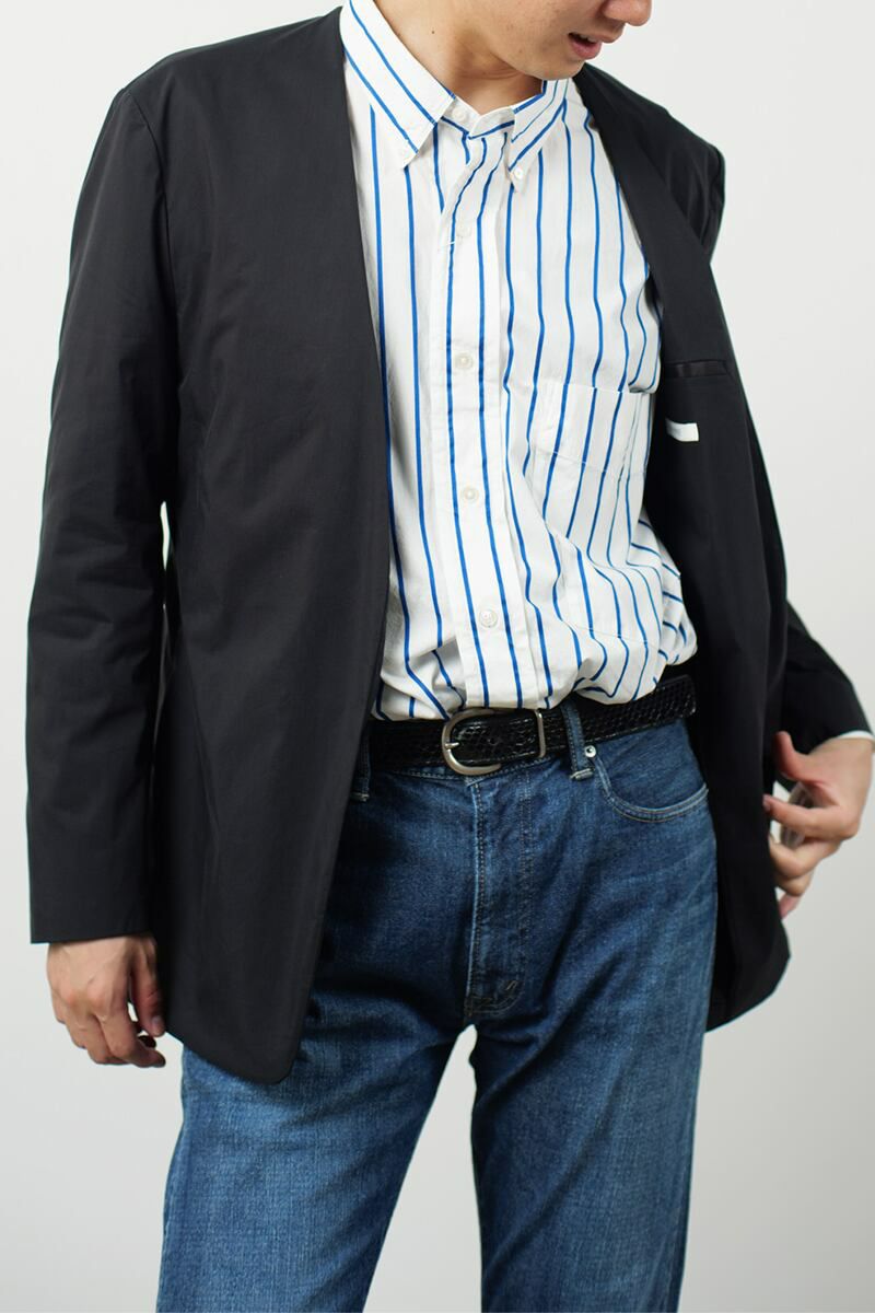 FORMME(フォーム) ノーカラージャケット(コットンポリ) PM20AWJK101 -3