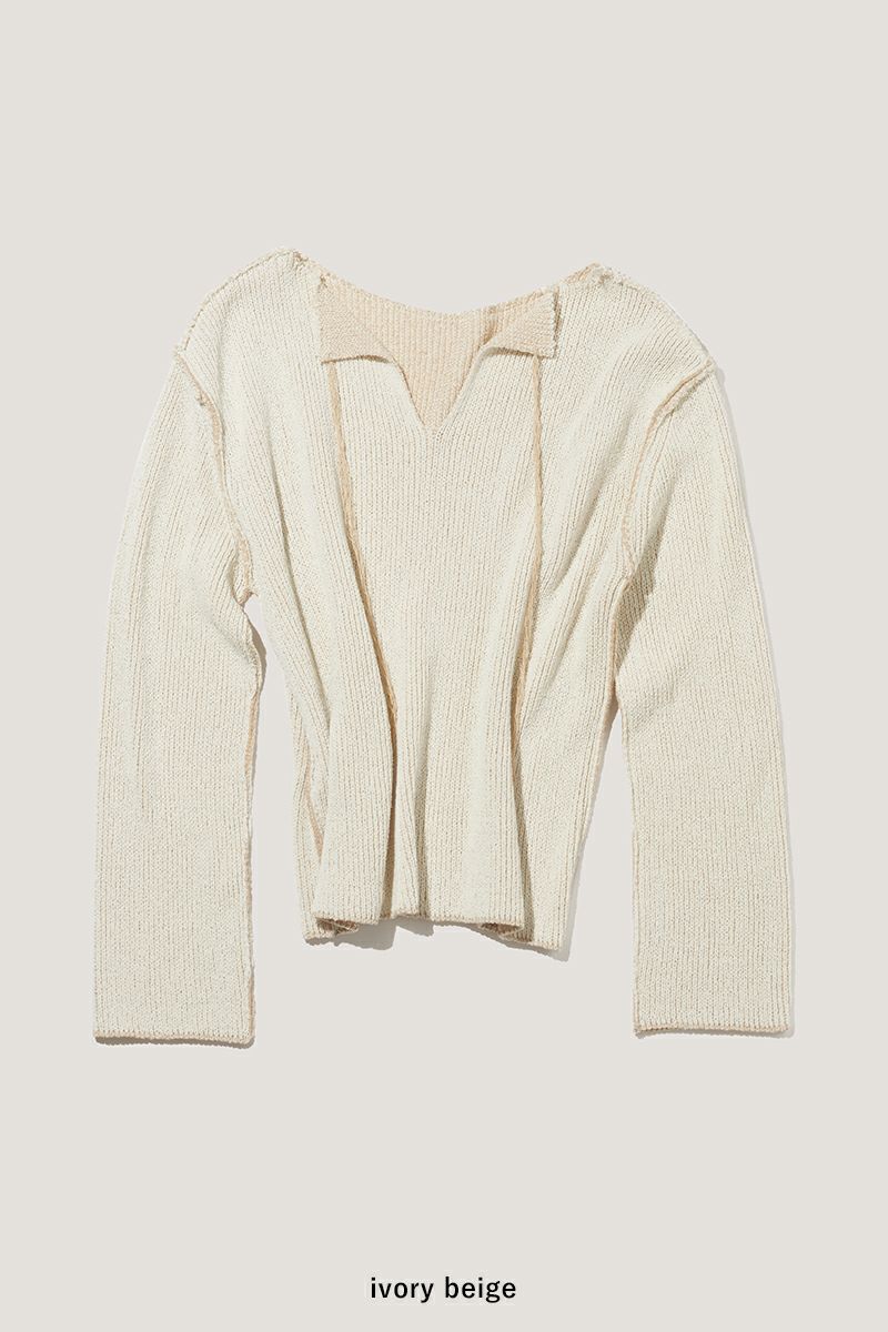 VERSO(ヴェルソ)Front Back Reversible Knit フロントバックリバーシブルニット VRS24SSKT002 -5