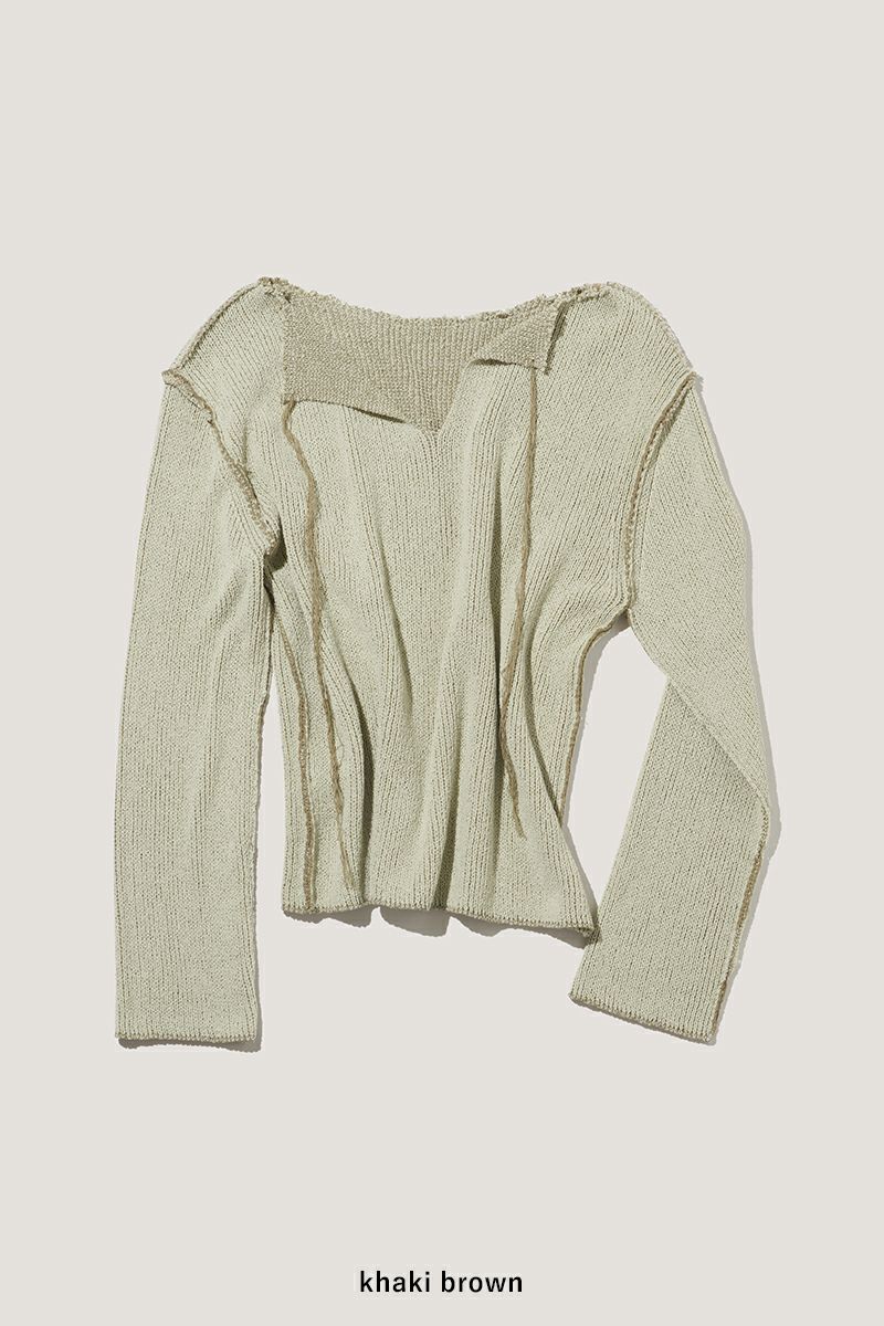 VERSO(ヴェルソ)Front Back Reversible Knit フロントバックリバーシブルニット VRS24SSKT002 -8