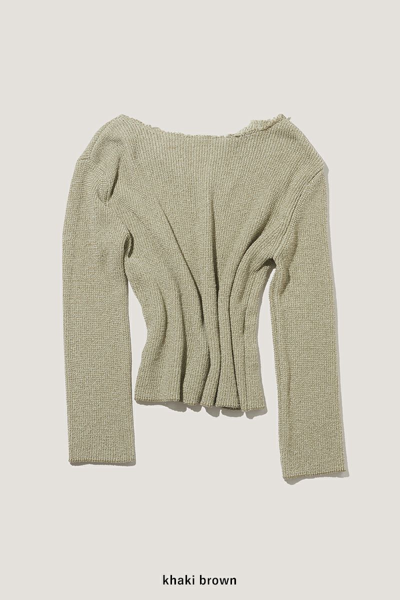 VERSO(ヴェルソ)Front Back Reversible Knit フロントバックリバーシブルニット VRS24SSKT002 -9