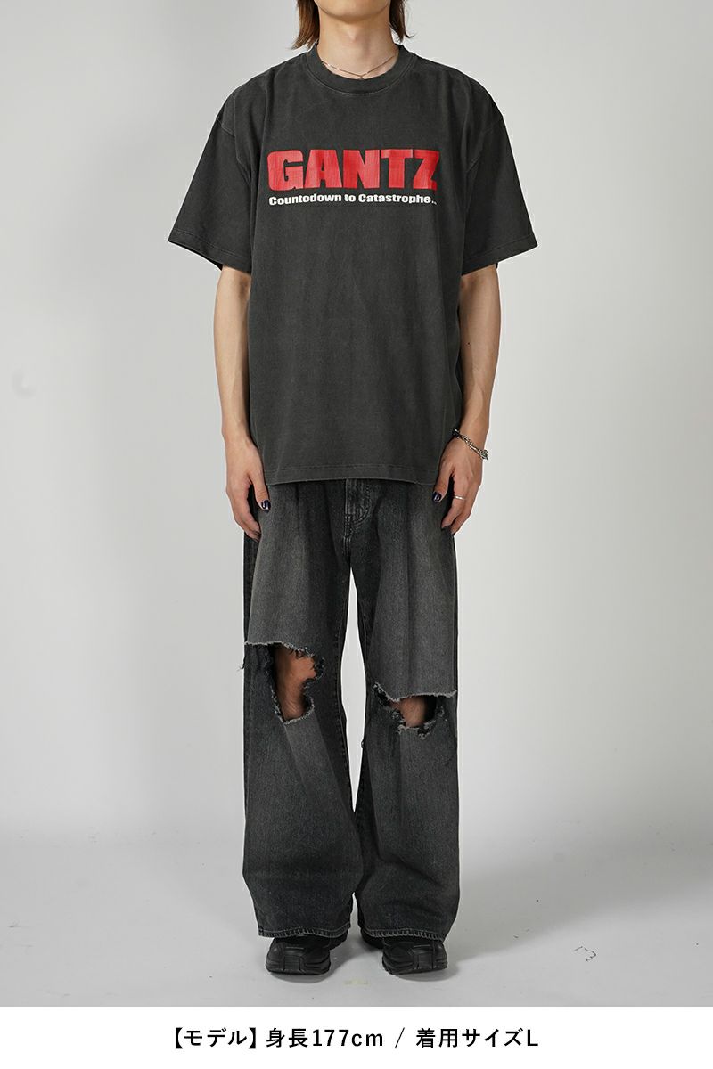 THE SUGAR PUNCH(シュガーパンチ)GANTZ S/S T-Shirt GANTZカタストロフィー 半袖Tシャツ TGAM24SM013 -4