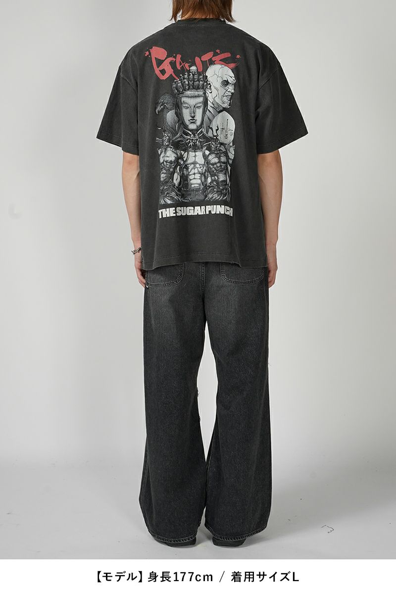 THE SUGAR PUNCH(シュガーパンチ)GANTZ S/S T-Shirt GANTZカタストロフィー 半袖Tシャツ TGAM24SM013 -5