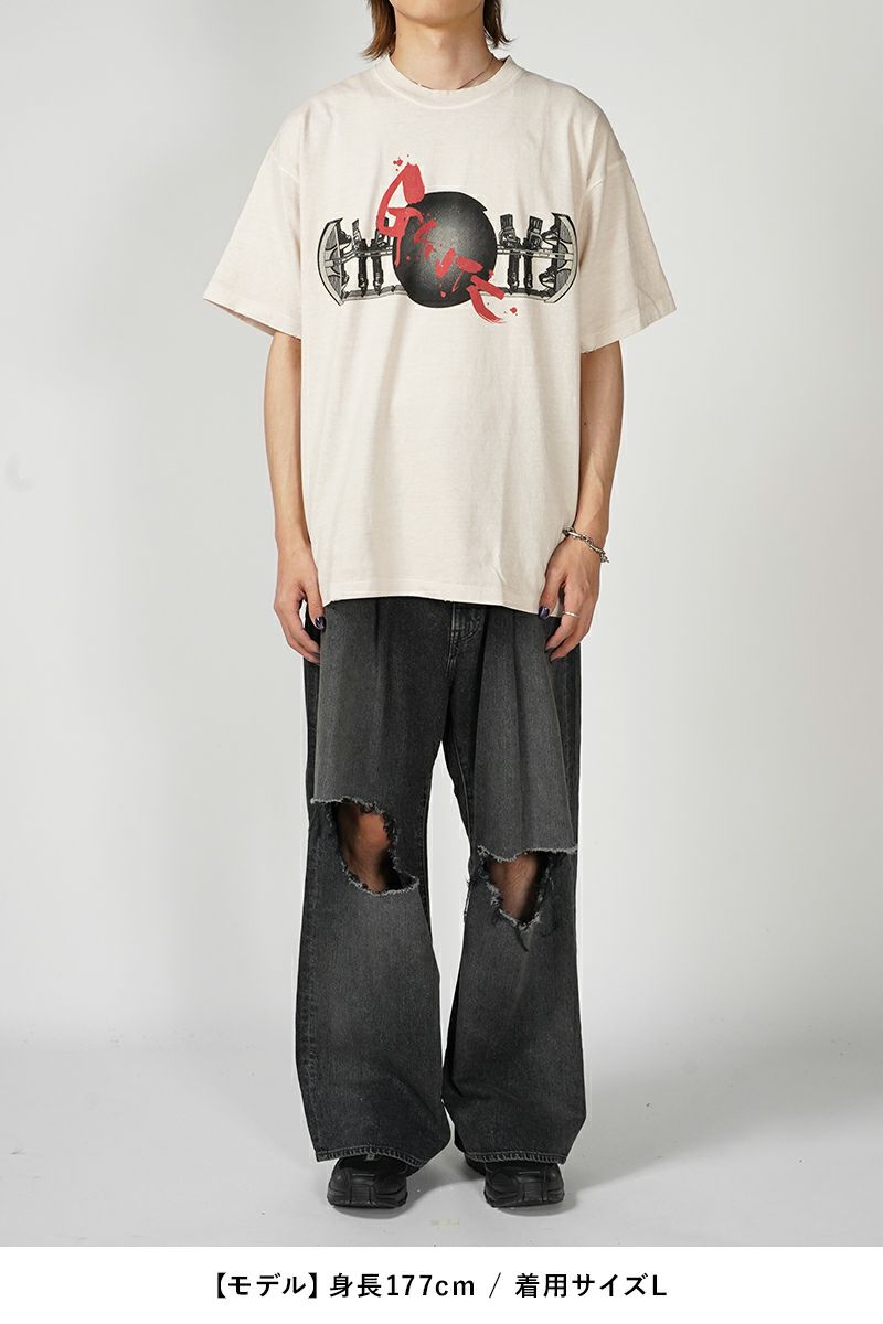 THE SUGAR PUNCH(シュガーパンチ)GANTZ S/S T-Shirt GANTZ玉 半袖Tシャツ TGAM24SM007 -4