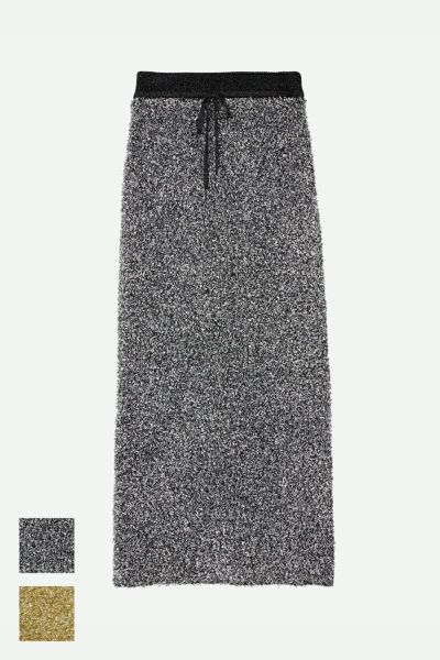 NOUNLESS(ナウンレス)GLITTER TAPE YARN KNIT SKIRT グリッタータイプヤーンニットスカート 112410930090