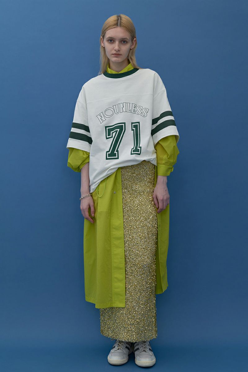 NOUNLESS(ナウンレス)GLITTER TAPE YARN KNIT SKIRT グリッタータイプヤーンニットスカート 112410930090 -4