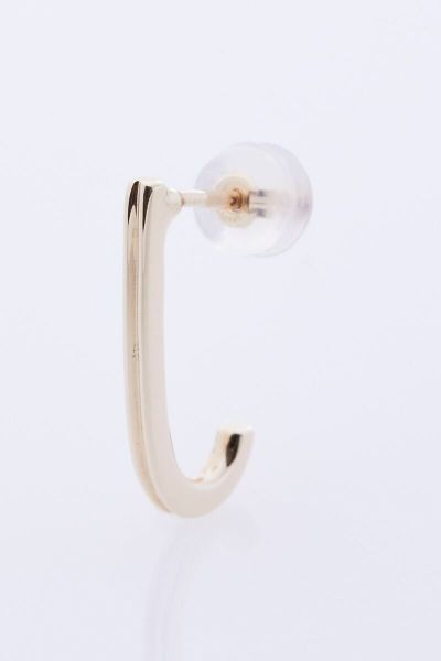 Hirotaka(ヒロタカ)Gossamer Inner Hook M Pierced Earring ゴッサマーインナーフックピアス - Yellow Gold
