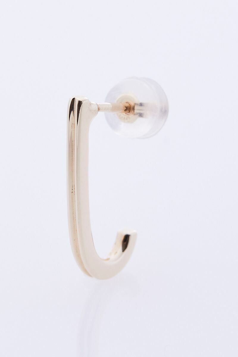 Hirotaka(ヒロタカ)Gossamer Inner Hook M Pierced Earring ゴッサマーインナーフックピアス - Yellow Gold