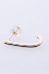 Hirotaka(ヒロタカ)Gossamer Inner Hook M Pierced Earring ゴッサマーインナーフックピアス - Yellow Gold -1