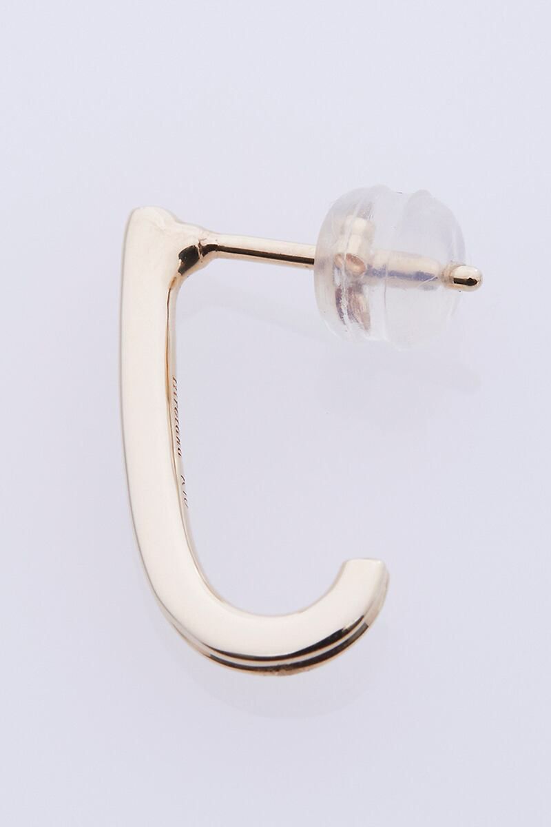 Hirotaka(ヒロタカ)Gossamer Inner Hook M Pierced Earring ゴッサマーインナーフックピアス - Yellow Gold -2