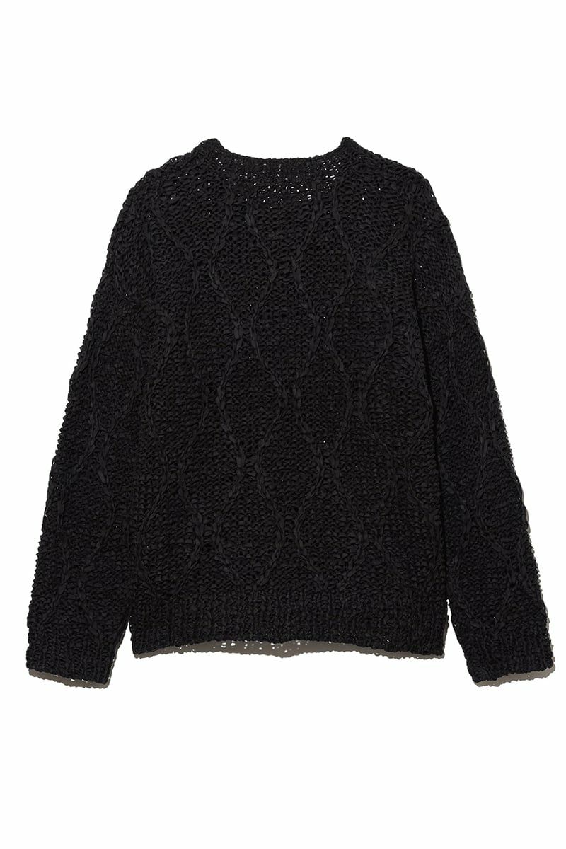 UNUSED(アンユーズド)Gourd Pattern Hand-Knitted Crewneck Sweater ゴードパターンハンドニットクルーネックセーター US2336 -10