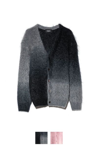 UNUSED(アンユーズド)Gradation mohair cardigan グラデーションモヘアカーディガン US2376