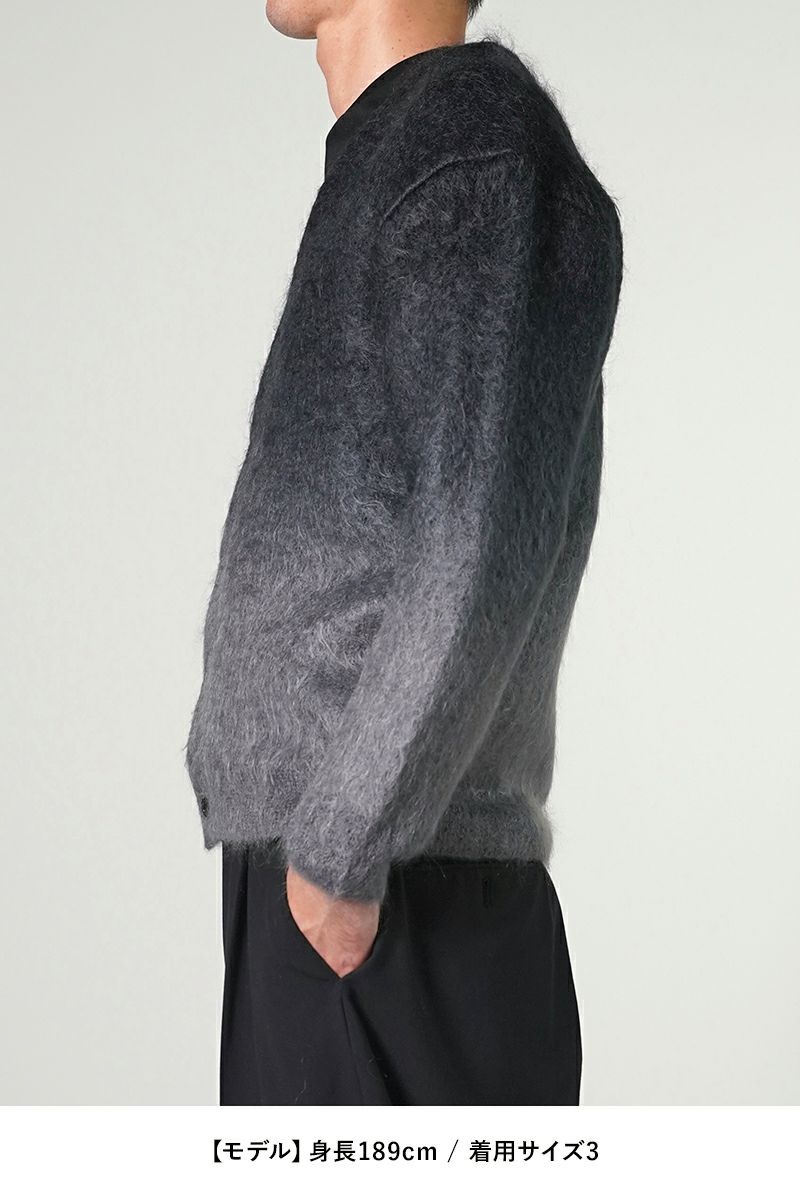 UNUSED(アンユーズド)Gradation mohair cardigan グラデーションモヘアカーディガン US2376 -8