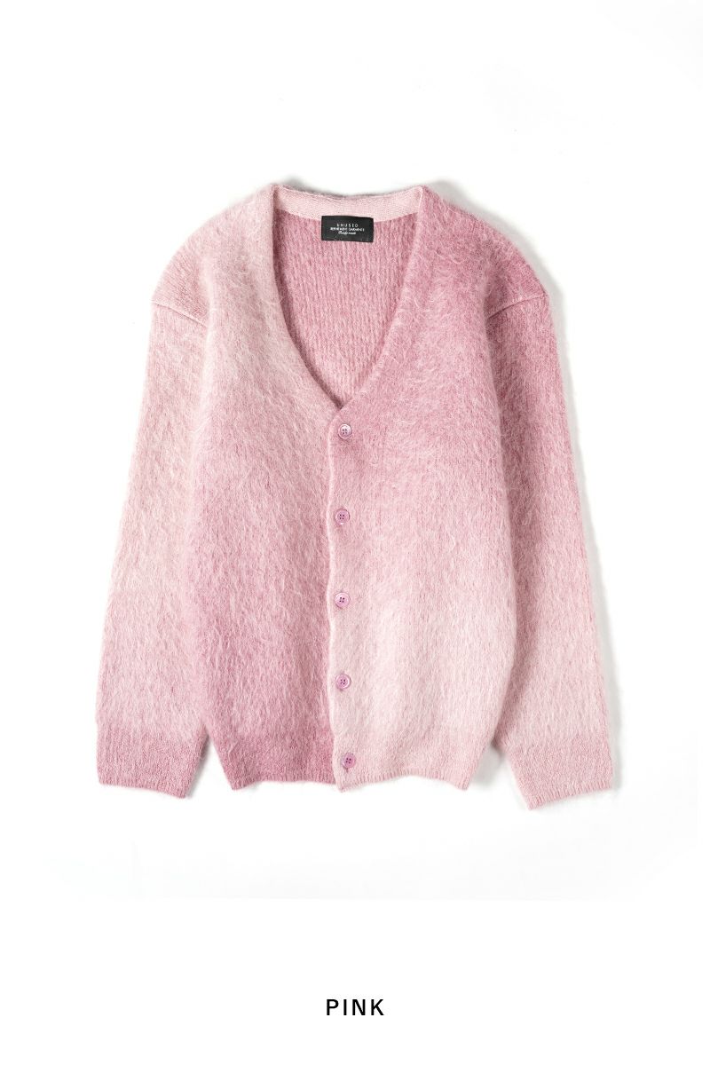 UNUSED(アンユーズド)Gradation mohair cardigan グラデーションモヘアカーディガン US2376 -16