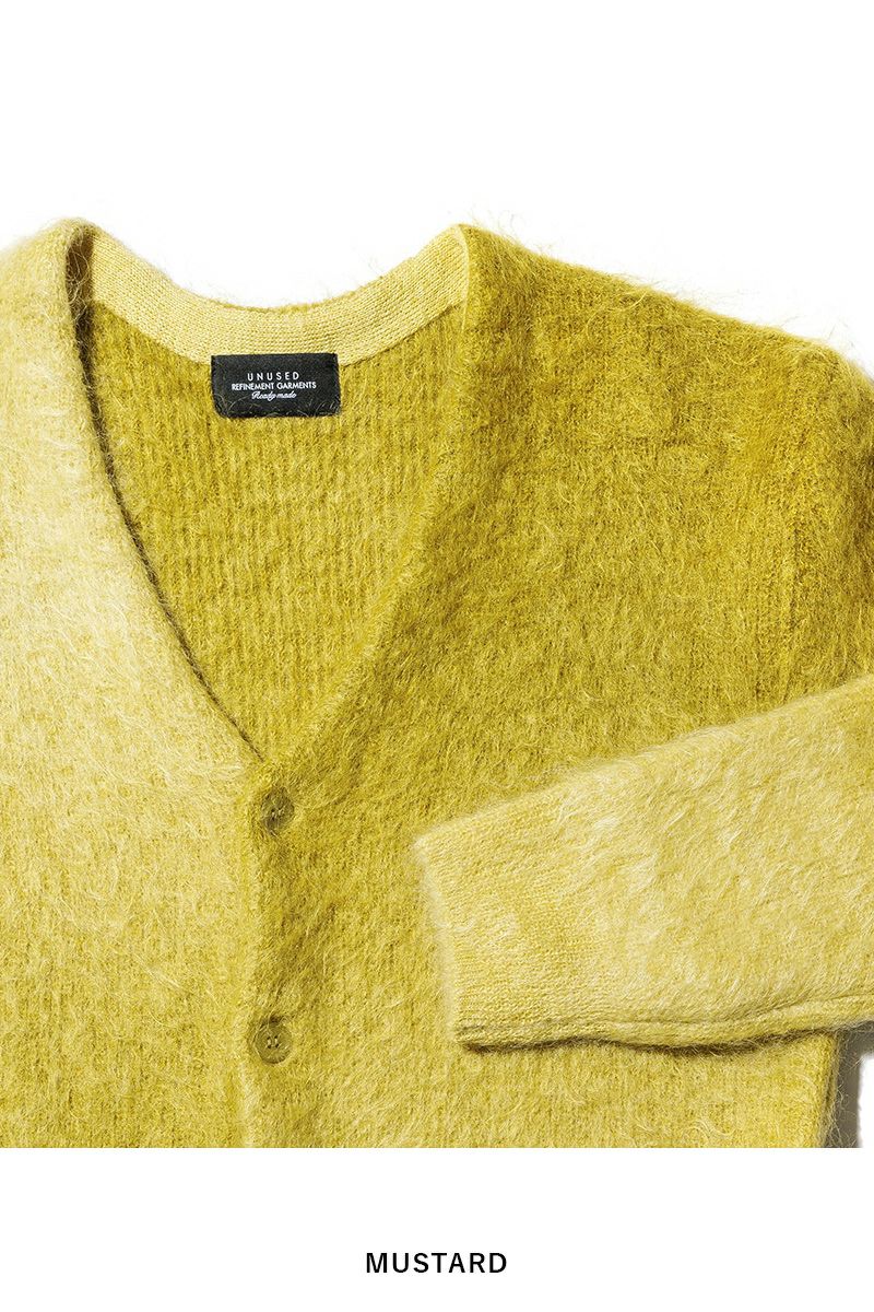 UNUSED(アンユーズド)Gradation mohair cardigan グラデーションモヘアカーディガン US2376 -20