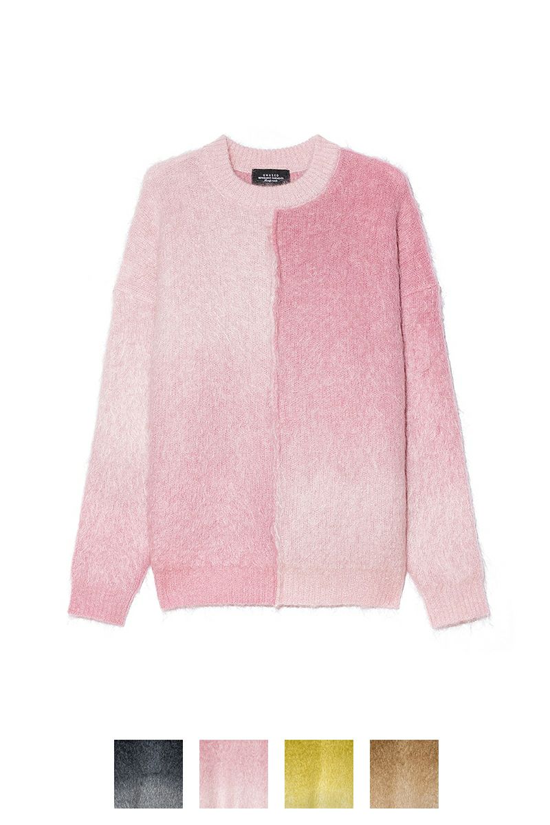 UNUSED(アンユーズド)Gradation mohair pullover グラデーションモヘアプルオーバー US2377