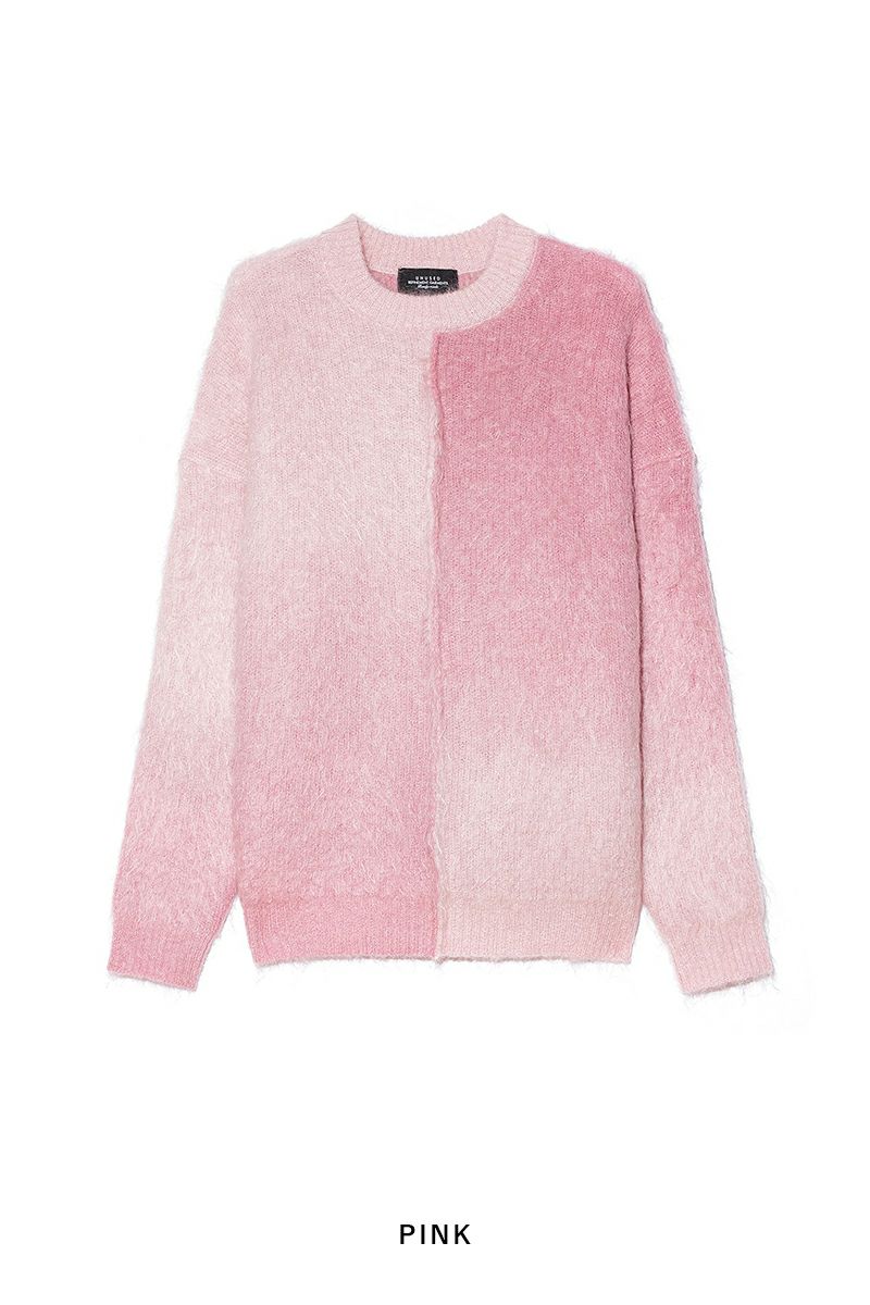 UNUSED(アンユーズド)Gradation mohair pullover グラデーションモヘアプルオーバー US2377 -14