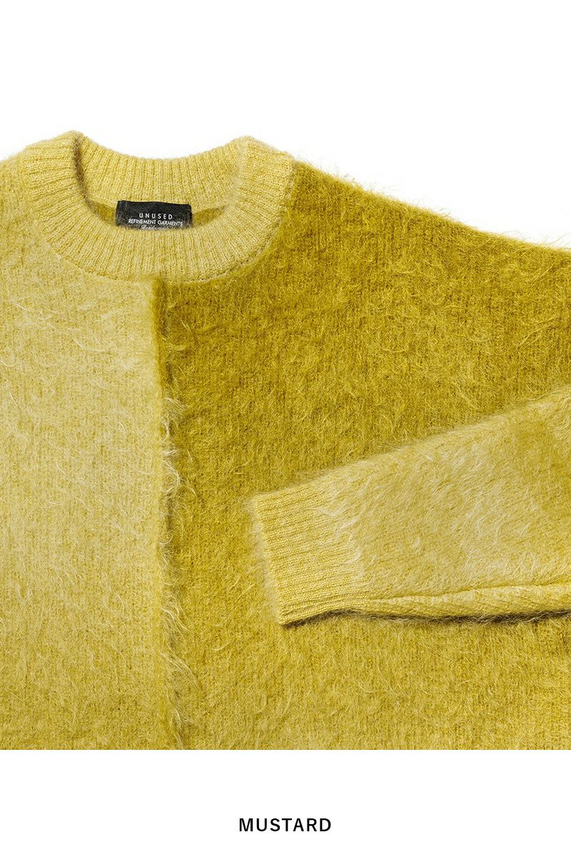 UNUSED(アンユーズド)Gradation mohair pullover グラデーションモヘアプルオーバー US2377 -18