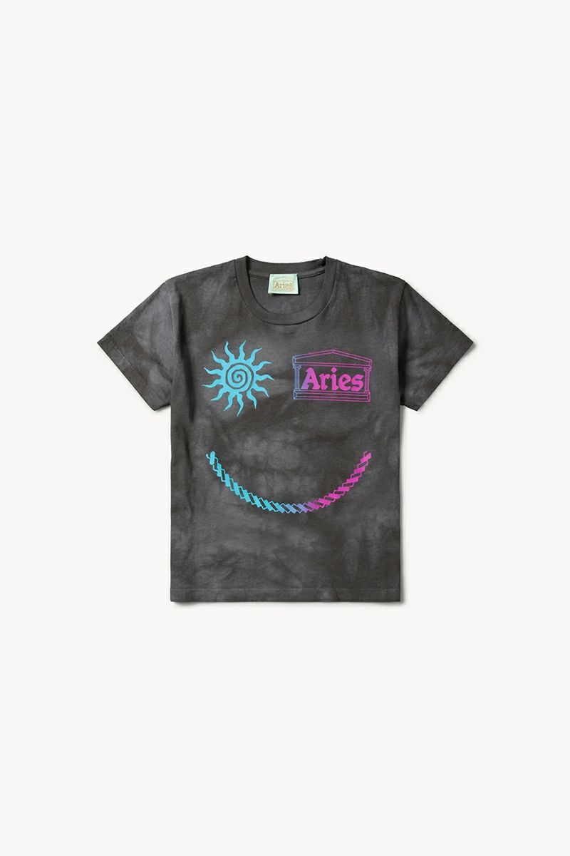 ARIES(アリーズ)Grunge Happy Dude SS Tee - Baby グランジハッピーデュード半袖Tシャツ ベイビーフィット SUAR61014