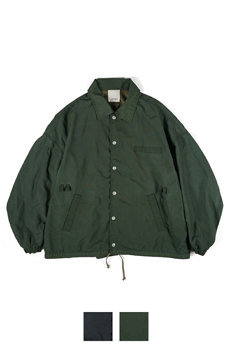 refomed(リフォメッド)H-M-D CORDLOOP COACH JACKET クロップドコーチジャケット REJK-009