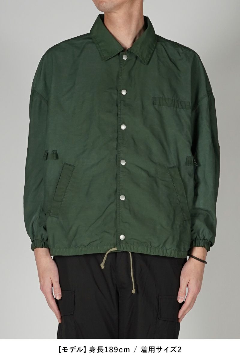 refomed(リフォメッド)H-M-D CORDLOOP COACH JACKET クロップドコーチジャケット REJK-009 -9