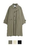VOAAOV(ヴォアーブ)HIGH TWISTED ORGANIC COTTON Long Coat ハイツイストオーガニックコットンロングコート ステンカラーコート VOCO-J51
