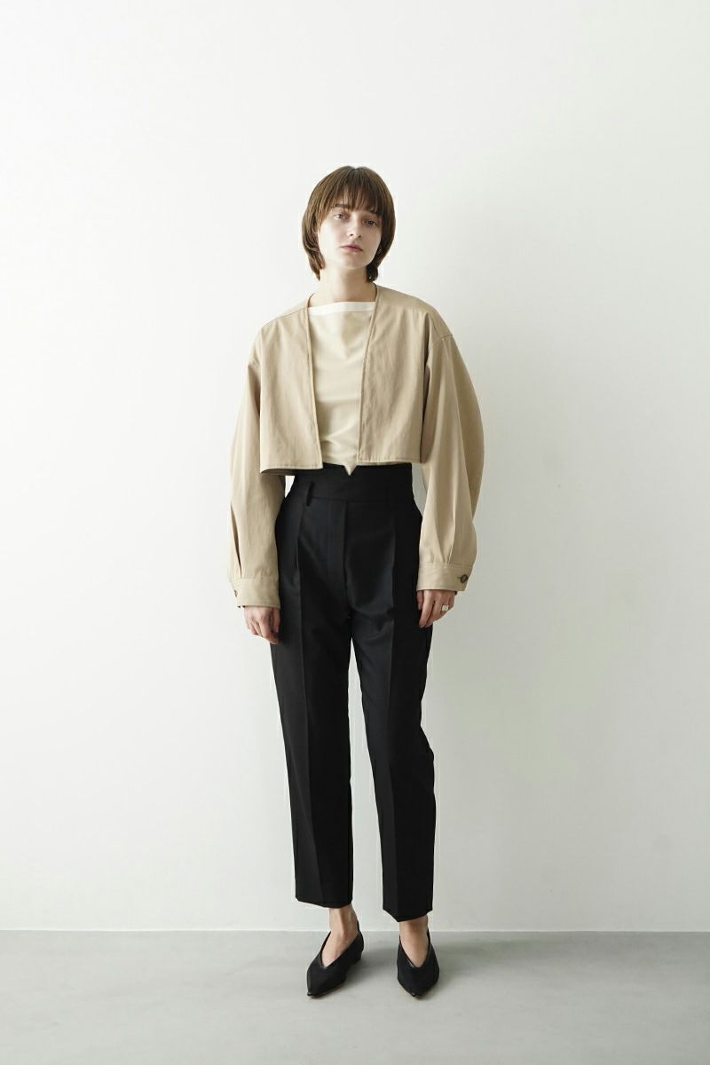 CLANE(クラネ)HIGH WAIST TAPERED PANTS ハイウエストテーパードパンツ 14110-7042 -3