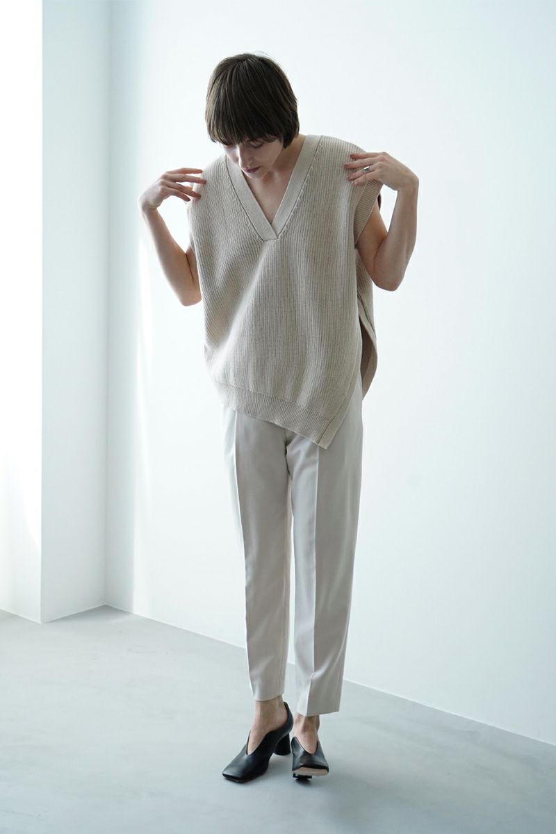 CLANE(クラネ)HIGH WAIST TAPERED PANTS ハイウエストテーパードパンツ 14110-7042 -5