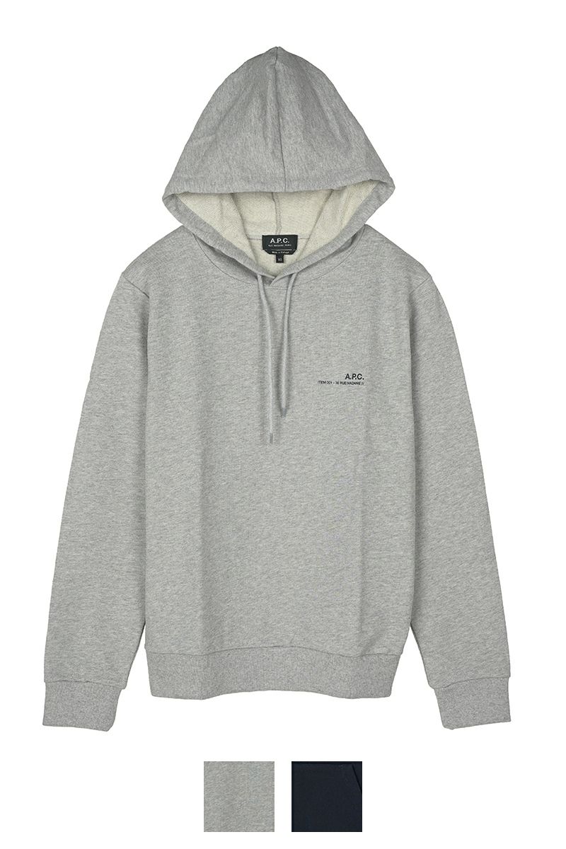 A.P.C(アーペーセー)HOODIE ITEM H プルオーバーパーカー メンズ 24232-1-90382