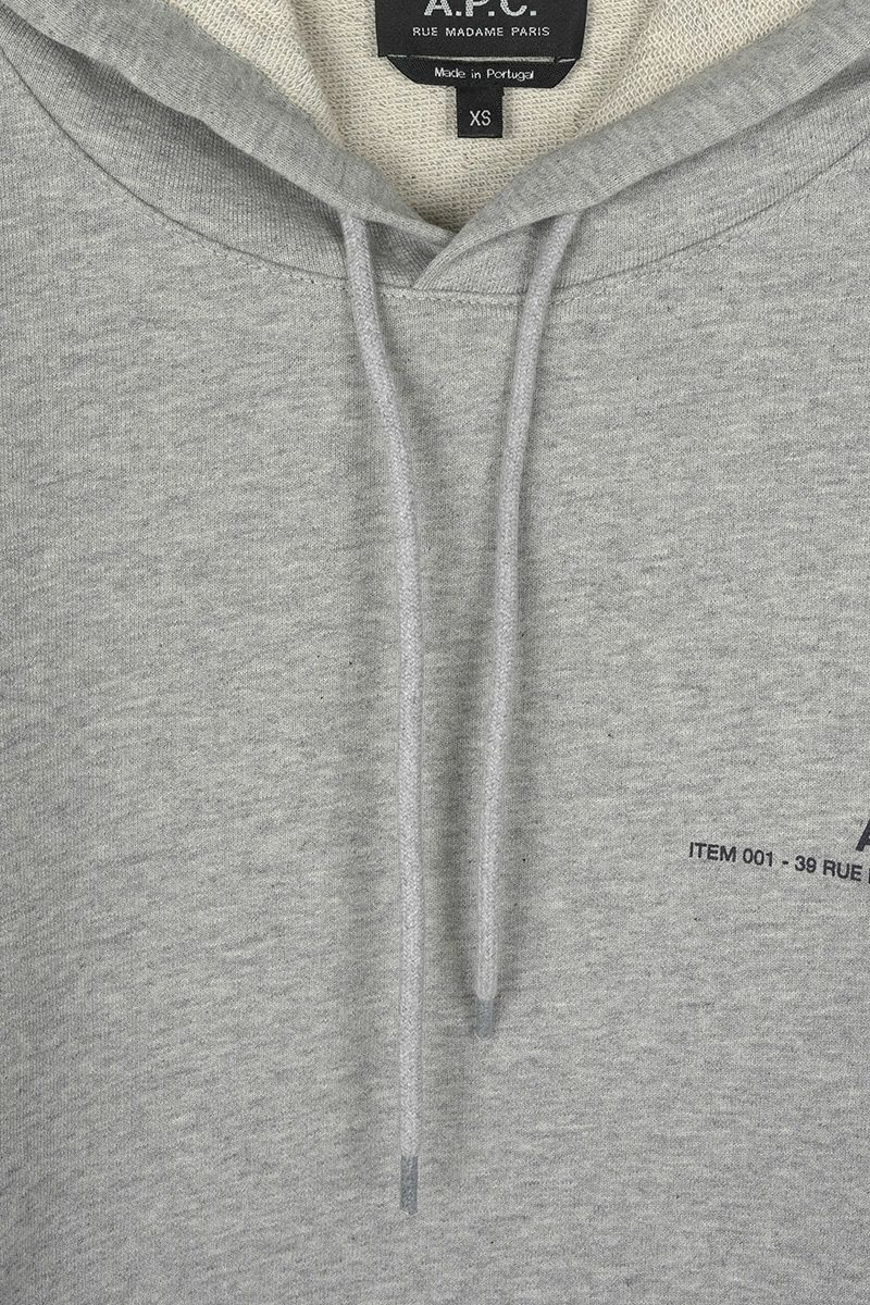 A.P.C(アーペーセー)HOODIE ITEM H プルオーバーパーカー メンズ 24232-1-90382 -4