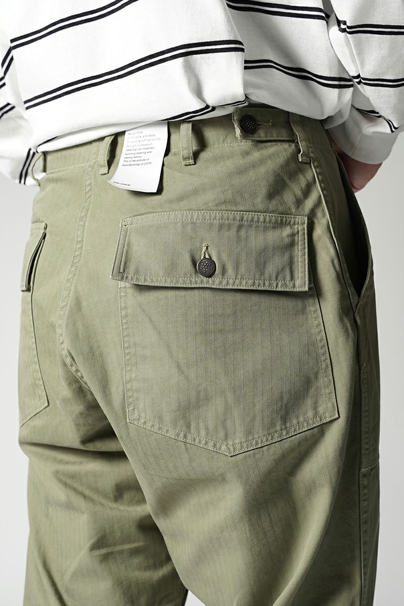 CIOTA (シオタ)Herringbone Baker Pants へリンボーン ベイカーパンツ PTLM-117 -2