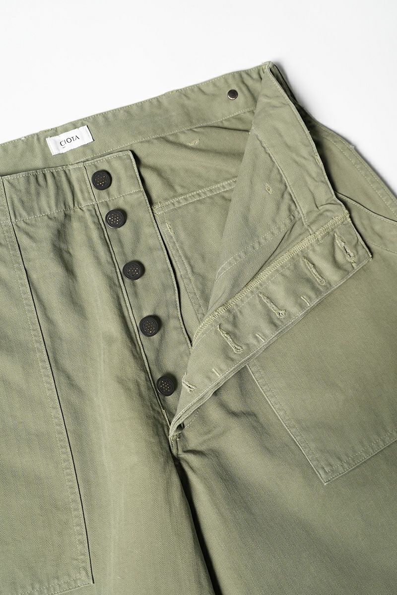 CIOTA (シオタ)Herringbone Baker Pants へリンボーン ベイカーパンツ PTLM-117 -9