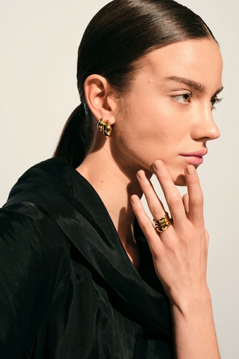 TOMWOOD(トムウッド)Ice Hoops Small Gold アイスフープス スモール ゴールド 100516 -1