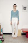 VERSO(ヴェルソ)Indigo Dyeing Long Sleeve Jersey Top インディゴダイ長袖ジャージートップ VRS24SSTOP002 -1